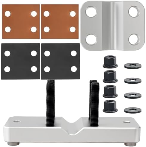 Professional Grade Heavy Duty Barrel Vise Tool, Universal Barrel Clamp Surface Protection Design (Silver)