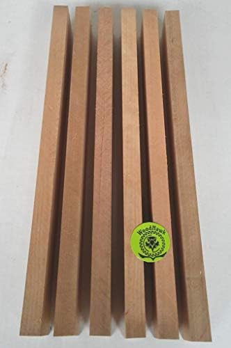 3/4” x 2” x 16” Combo of 6 Walnut 6 Cherry and 6 Hard Maple - 18 Boards