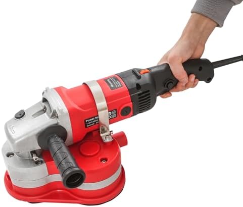 Electric Diamond Floor Grinder Polisher Machine, 3800W Electric Concrete Floor Grinder,6-Speed Adjustable, with 3 Diamond Wheels for Concrete, Marble, Granite, Cement & Thinset Removal