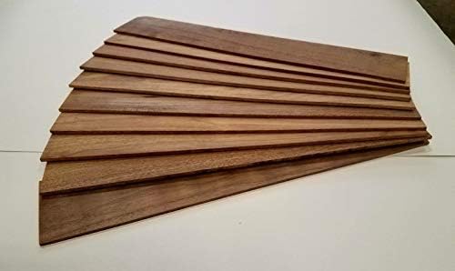 Barrington Hardwoods Walnut Thin Sawn Lumber Board Blank - 1/8" x 3" x 18" (10)