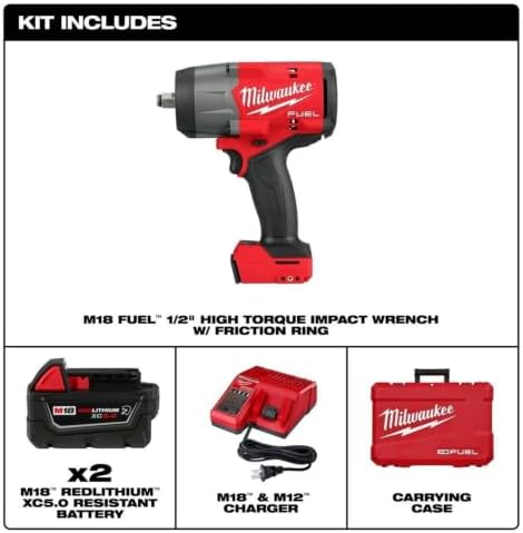 Milwaukee Electric - M18 Fuel 1/2 HTIW 3/8 MTIW Automotive Combo K