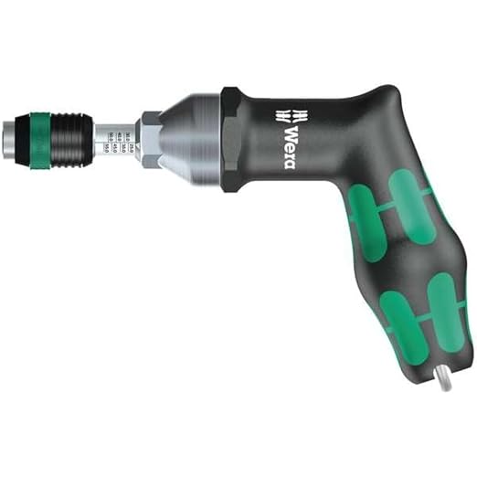 Wera 05074712001 Kraftform 7447 Hexagon Torque Screwdriver, 1/4" Head, 25.0-55.0"/lbs Variable Torque Adjustment Range