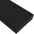 BuyPlastic Tangent Poly Lumber - Black, 1x4 (0.75" x 3.5"), 36" Length - HDPE Plastic Board for Outdoor Furniture and More