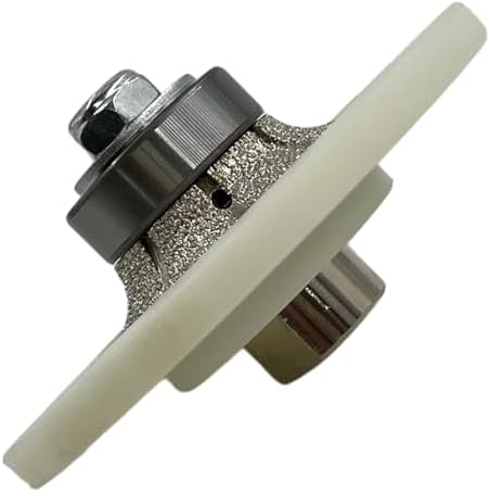 3/8" Demi Bullnose Profile Wheel for Angle Grinders, Extended Guide