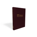 Niv, New Testament with Psalms and Proverbs, Pocket-Sized, Paperback, Burgundy, Comfort Print - Paperback