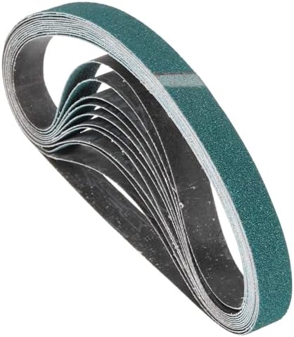 15 Pcs Sanding Belts, 1 x 30 Inch 40/60/80/100/120 Grit