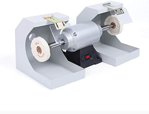 110V Dental Polishing Polish Lathe Machine, 550W Dental Laboratory Lathe Buffing Grinder Polisher Polishing Machine 3000RPM, Polishing Machine Dental Lab Polisher for Jewelry Casting