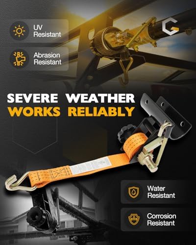 Rack Ratchet Straps, Ladder Rack Straps, Truck/Lumber/Pipe/Roof Rack Straps