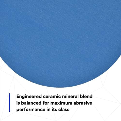 3M Stikit Blue Abrasive Disc Roll 36272, No Hole, Primer Sanding, E-Coat Sanding, Paint Preparation, 400 Grade, 5 in, 100 Discs/Roll