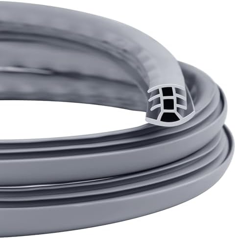Flexible EPDM Rubber Strip (15 ft Long and 1 inch Wide) for Concrete Crack Repair and Replacement - Weather and Aging Resistant Expansion Joint Filler for Driveways and Sidewalks