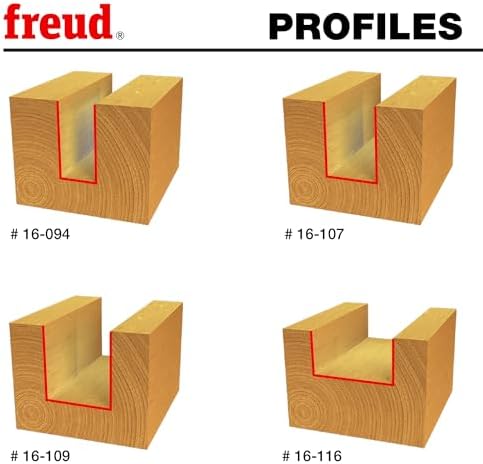 Freud 89-660: 3 Piece Undersized Plywood Bit Set (1/4" Shank)
