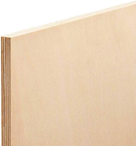 1/2" x 12 x 12 Baltic Birch Plywood – B/BB Grade (Package of 3) Perfect for Arts and Crafts, School Projects and DIY Projects, Drawing, Painting, Wood Engraving, Wood Burning and Laser Projects