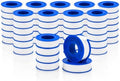 WOD Plumbers Pipe Thread Seal Tape - 1/2 inch x 520 inch (Case of 100 Rolls) - Leak Proof Sealant for Water, Gas, Oil, Most Chemicals, Hydraulic and High Pressure Lines