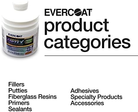 Evercoat Metal Glaze Optex - Highly Adhesive Sanding Polyester Putty & Body Filler - 30 Fl Oz
