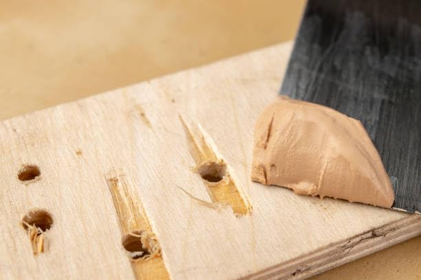 Aqua Coat Water Based Wood Putty, Easy to Sand, Tintable, Quick Drying, Paintable (Pint)