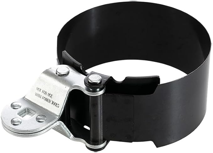 Heavy Duty Oil Filter Wrench, 105-118mm for Trucks Cars RVs | 4-1/8 to 4-21/32 Inch Range, Universal Removal Tool, Trucks Cars Motorhomes