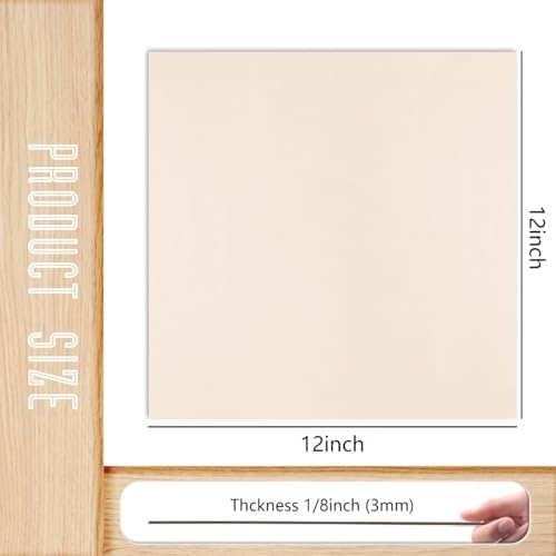 36 Pack Basswood Sheets Plywood Board 1/8 Inch Unfinished Wood,3mm Plywood for Laser Cutting,Boards for Crafts for DIY Plywood Sheets Unfinished Wood Boards for Laser Cutting(12inchx12inch)