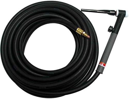 Lincoln Electric PTA-17FV TIG Torch - for Air-Cooled TIG Welding - Flexible/Valve Torch Head - 25 FT, 1 Piece Cable - K1782-11