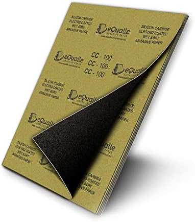 180 Grit Sandpaper Sheets 9 x 11 in Silicon Carbide, Pack of 10 for Medium Surface Prep, Wood Smoothing, Metal Scuffing, Paint Refinishing, Drywall Repair, Furniture, Automotive Wet Dry Use