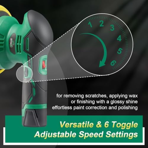BATOCA S3 Cordless Car Polisher DA Buffer with 1pc 2.0Ah Battery
