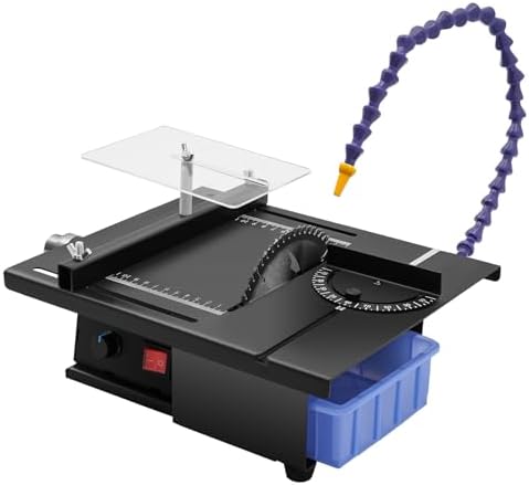 Table Saws Grinder Machine, 1850W Gem Faceting Cutting Carving Polishing Machine Bench Grinder with 0-10000rpm Stepless Speed Regulation Gem Jade Grinder Polisher kit