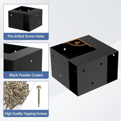 Workbench Bracket Kit 8PCS, Heavy Duty 3-Way Brackets