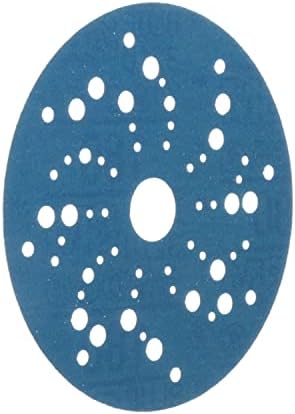 3M Hookit Blue Abrasive Disc, 321U, 36161, 5 in, 180+ Grade, Multi-Hole