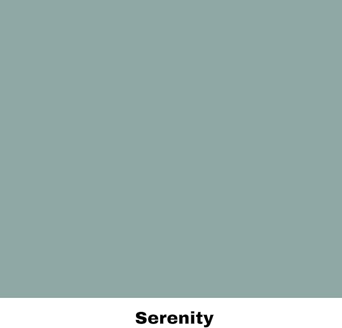 Dixie Belle Silk All-in-One Mineral Paint - Serenity (16oz) - Soothing Blue Water Based Built-In Primer + Topcoat for Wood + Metal - Durable Furniture Paint - Low Reflective Finish