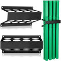 DoubleFill 9 Pcs Welding Rod Storage Set 8 Slot Tig Welding Filler Rod Holder with 8 Pcs 40 Inch Tungsten Electrode Storage Tubes Wall Mount Organizer Welder Tools Supplies
