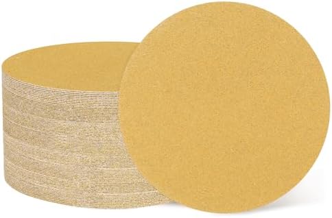 HARFINGTON 100 Pcs 2 Inch Sanding Discs 150 Grit Yellow Aluminum Oxide