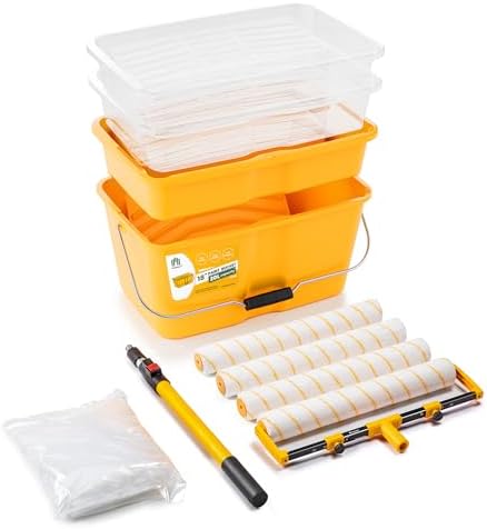 VOOMEY 18 Inch Paint Roller Kit with Extension Pole