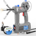 AZZUNO Handheld MIG Welder 110V, 100A Portable Flux Welder, 360° MIG Torch