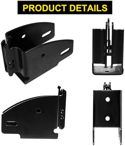 ANLULOAD E Track Wood Beam Socket, Fit with 2x4 & 2x6,WLL:1,500Lbs.10Packs