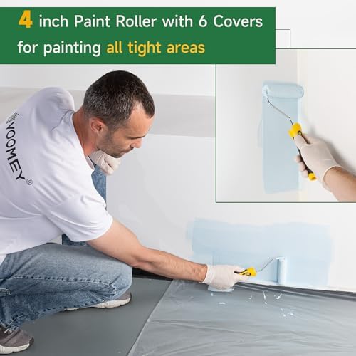 VOOMEY 18 Inch Paint Roller Kit, 23 Pcs Professional Large Painting Kit