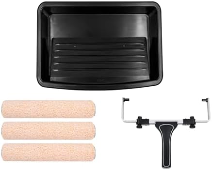ROLLINGDOG 9-12 Inch Adjustable Paint Roller Set Super Microfiber Painting Tool Kit