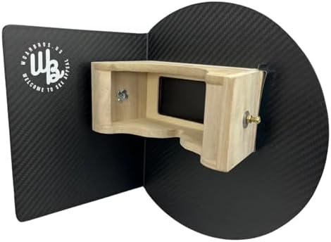 WoahBros Pancake Welding Hood | Carbon Fiber Lightweight Welding Helmet, Fits 2x4 Cheater Lens (Not Included) | Paisley