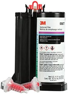 3M Reinforced Body Filler, 05877, 276 mL DMS Cartridge