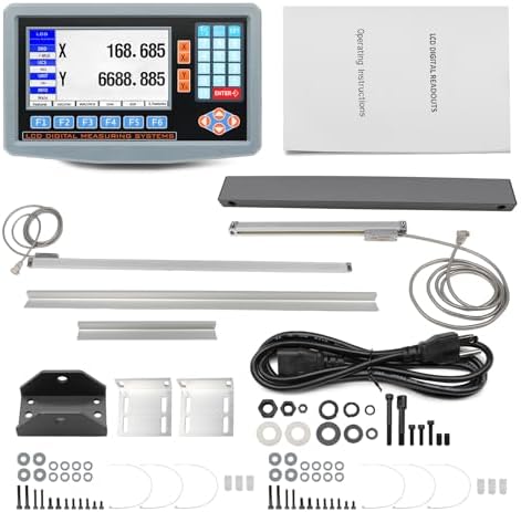 2-Axis Digital Display Linear Scale DRO Kit 300mm+1000mm