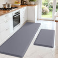 HappyTrends 2 PCS Kitchen Mat Cushioned Anti-Fatigue Floor Mat, Heavy Duty