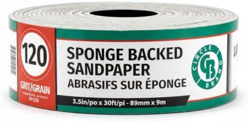 Circle Brand Foam Backed Sandpaper Roll (120)