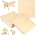 20 PCS 8 Inch Square Basswood Board, Thickness 6 mm, Basswood Sheets, balsa Wood Sheet,Plywood Sheets for Laser, CNC Cutting, Wood Burning, Drawing Painting, Wood Engraving,by GNIEMCKIN