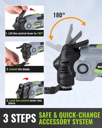 WORKPRO 20V Brushless Cordless Oscillating Multi-Tool Kit
