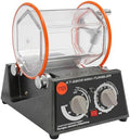 Mini Vibratory Tumbler Polishing Machine, 11lbs Capacity 60W Jewelry Rotary Finisher with 0-60 Minutes Timer, 5 Speeds for Jewelry, Coins, Metal Parts Deburring