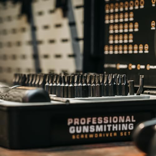 Wheeler 89 Piece Gunsmithing Screwdriver Set with Durable Construction and Storage Case for Gunsmithing and Maintenance