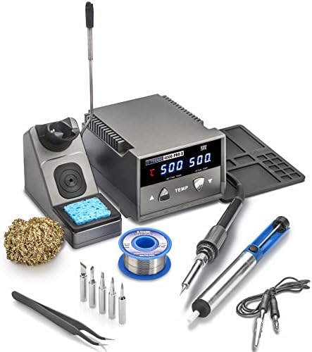 X-Tronic 4008-PRO-X • 75 Watt Soldering Iron Station w/PID Technology • Features: 0-30 Minute Sleep Timer, °C/°F Conversion, and a Mute/Unmute Func • Accessories: 5 Extra Tips, 60/40 Solder, and More
