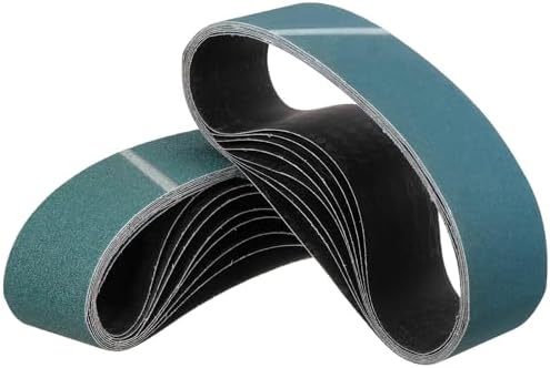 12 Pcs Sanding Belts, 4 x 24 Inch 40/60/80/120 Grit