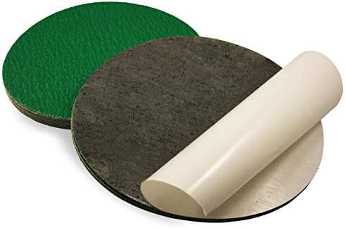 Red Label Abrasives 9 Inch 80 Grit Adhesive Back Metal Grinding Zirconia Sanding Discs, 5 Pack