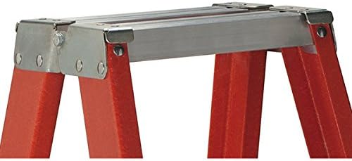 Louisville Ladder 10-Foot Fiberglass Twin Front Step Ladder, 375-Pound Load Capacity, Type IAA, FM1410HD