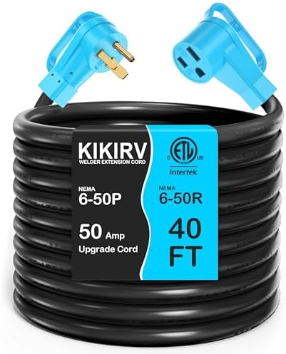 50Amp 40FT Welder Extension Cord 6 AWG