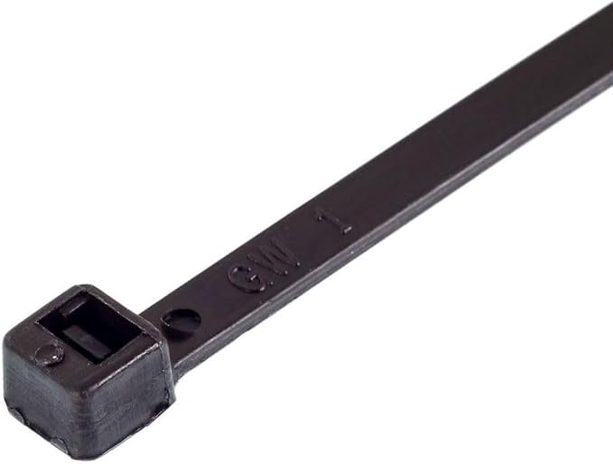 GTSE 14 Inch Black Zip Ties, 4,000 Bulk Contractors Pack, 120lb Strength, UV Resistant Long Nylon Cable Ties, Self-Locking 14" Tie Wraps, Full Carton